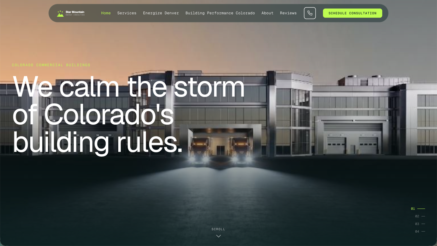Star Mountain home page hero